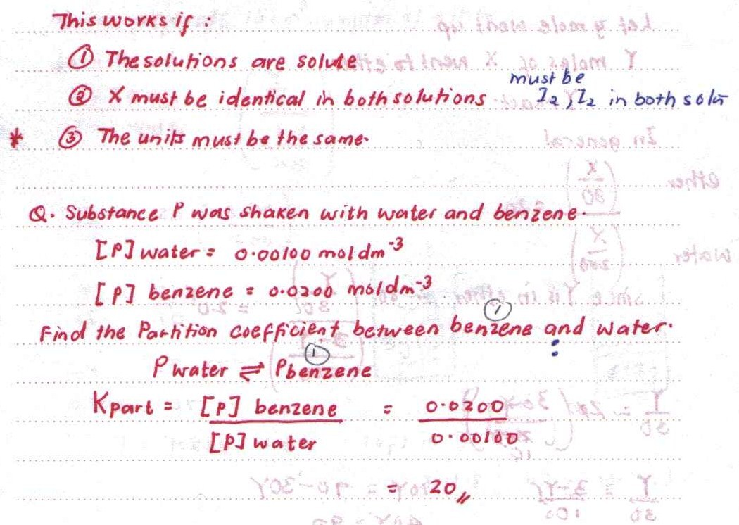 What Are The Types Of Partition Coefficient