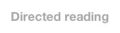 Directed reading